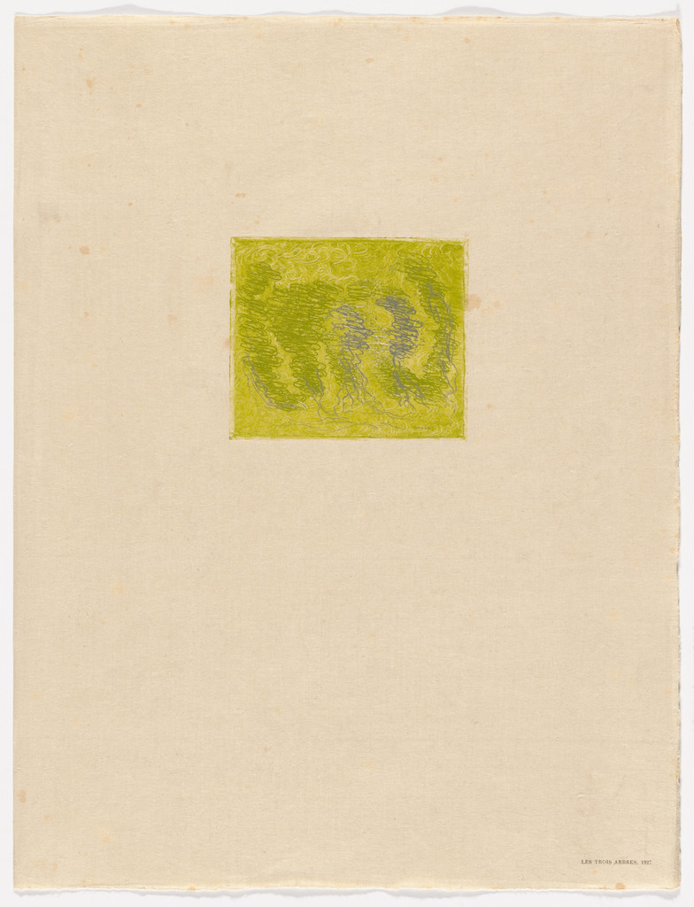 Les trois arbres, 1927 from Fautrier l'enragé