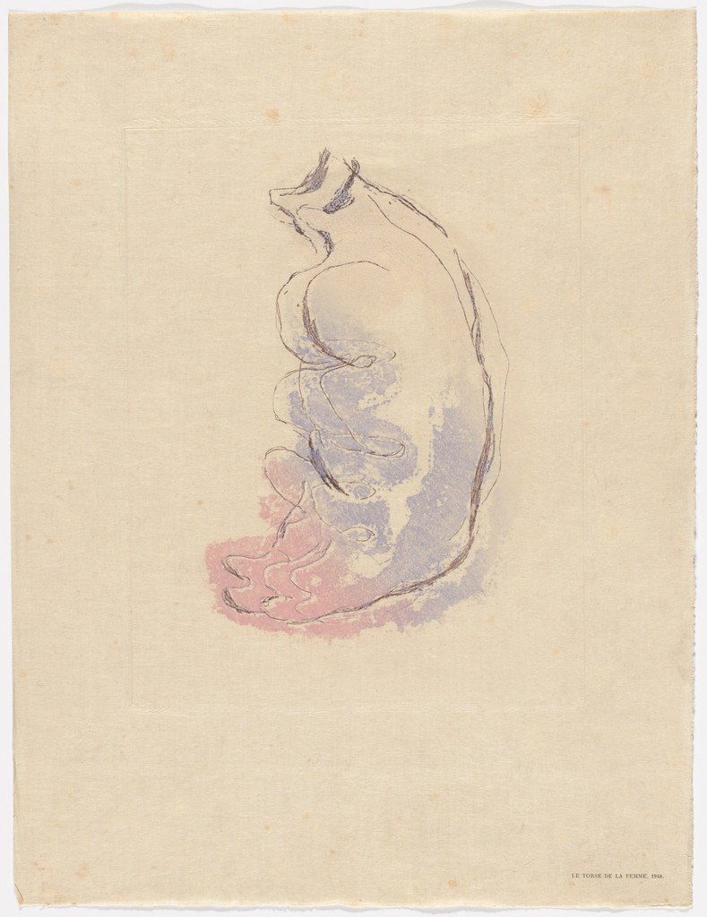 Torso of the woman (Le Torse de la femme), 1948 from Fautrier l'enragé