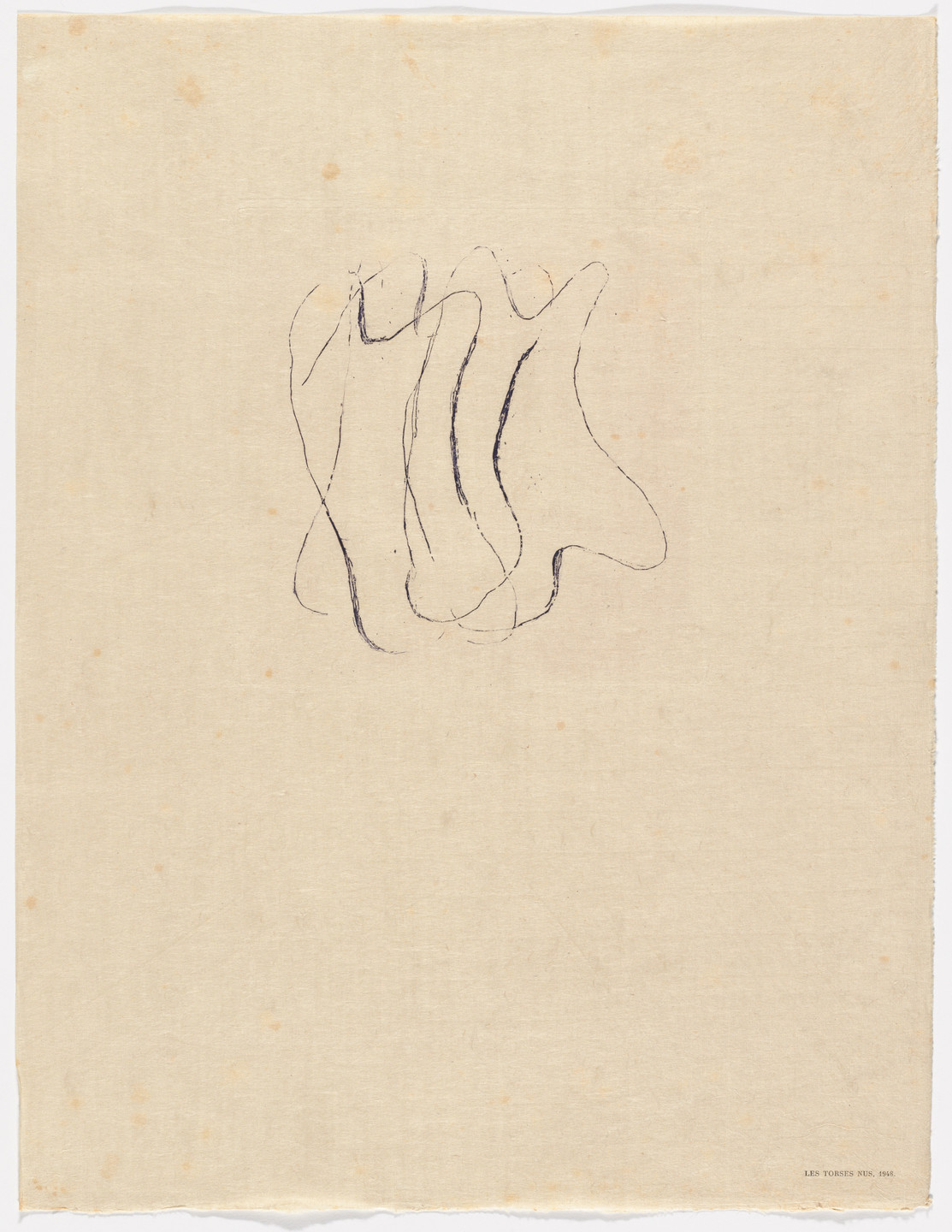Jean Fautrier. Les torses nus, 1948 from Fautrier l&#39;enragé. 1949