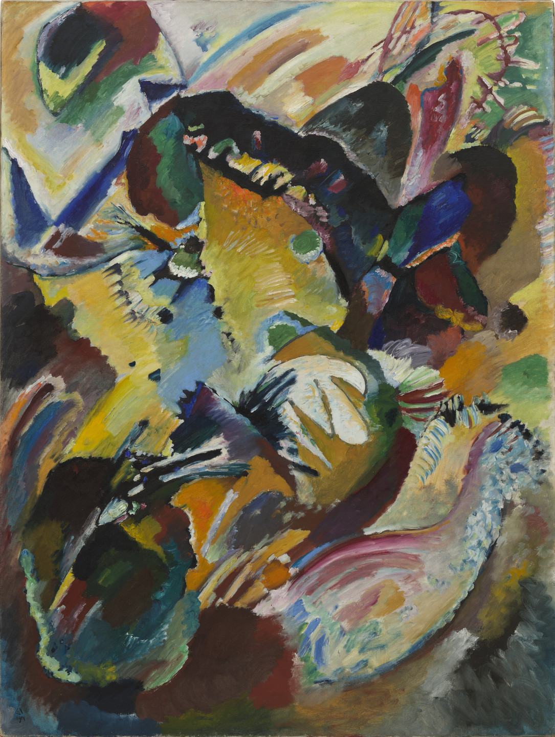 Vasily Kandinsky. Panel for Edwin R. Campbell No. 2. 1914