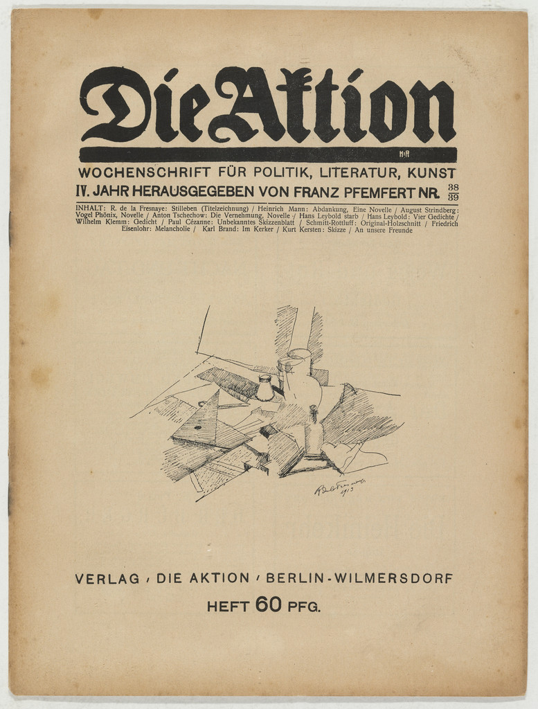 Die Aktion, vol. 4, no. 38/39