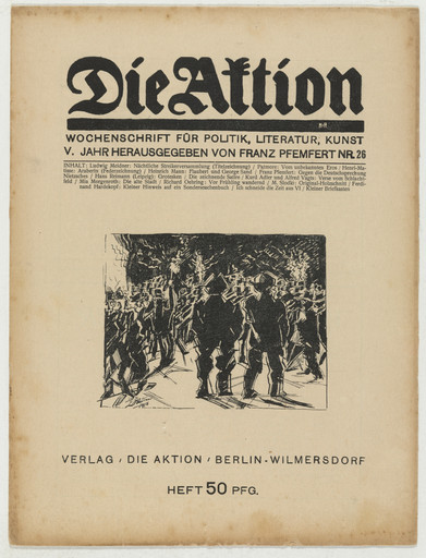 Die Aktion, vol. 5, no. 26