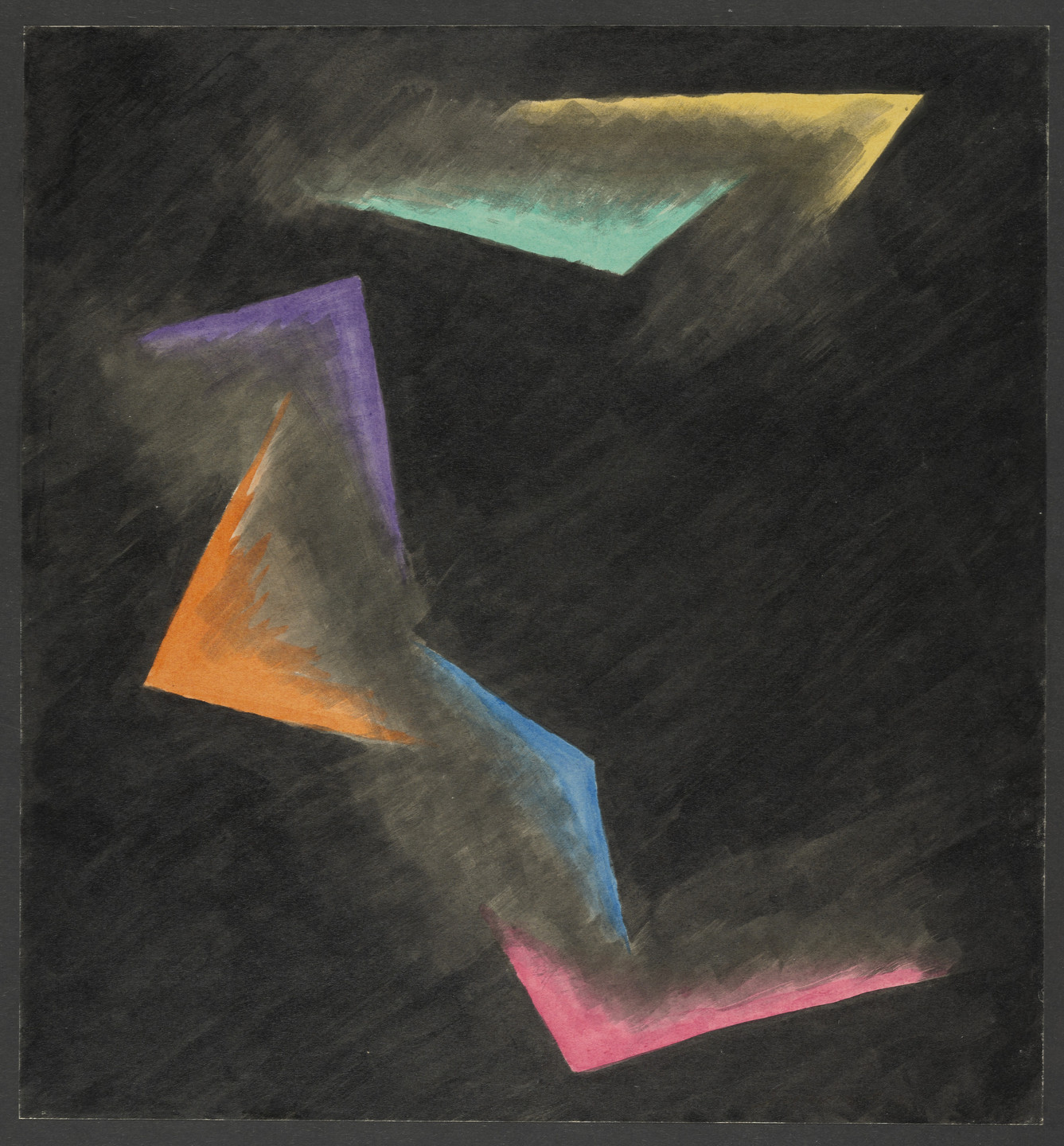 Léopold Survage. Colored Rhythm: Study for the Film. 1913