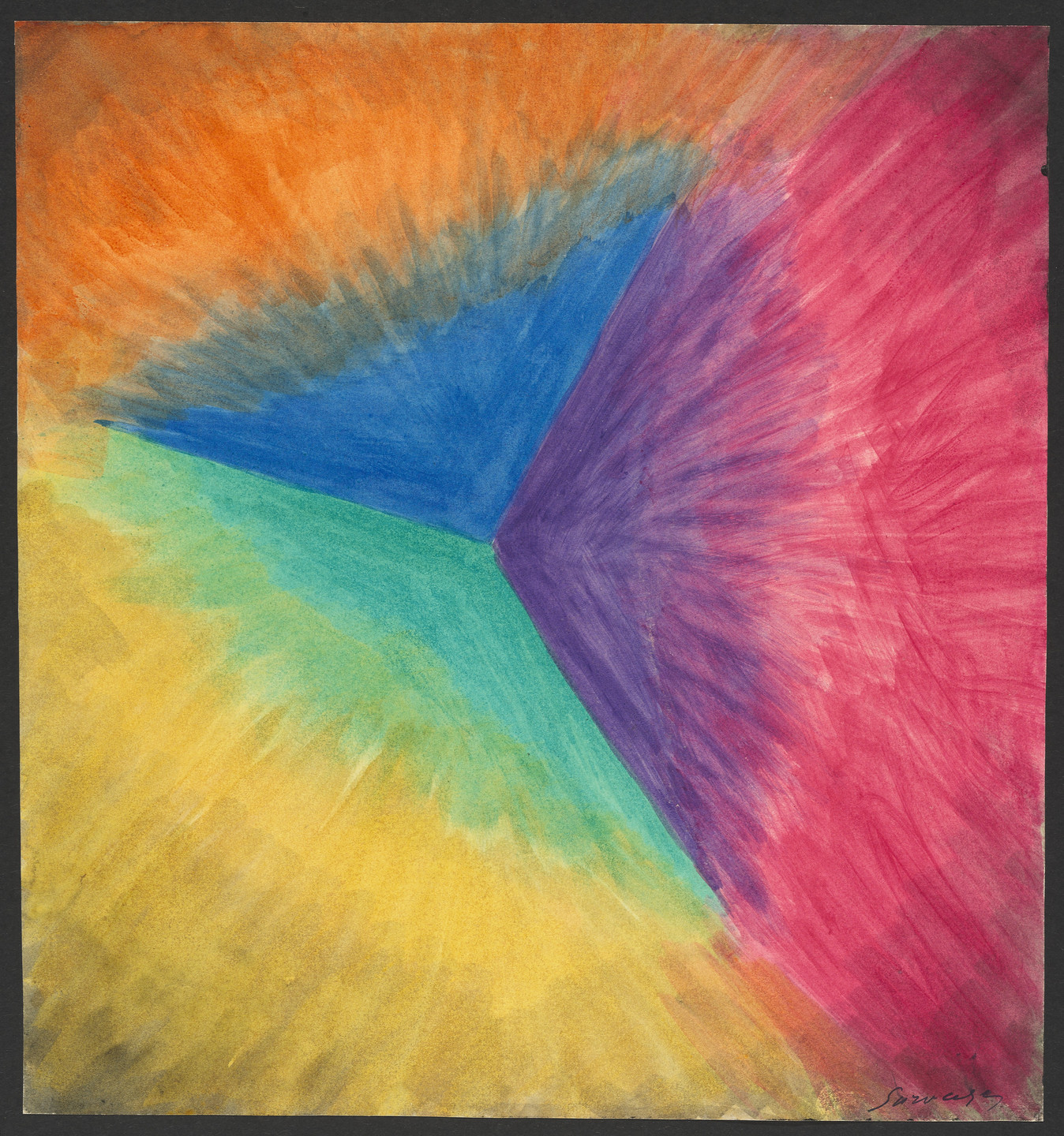 Léopold Survage. Colored Rhythm: Study for the Film. 1913