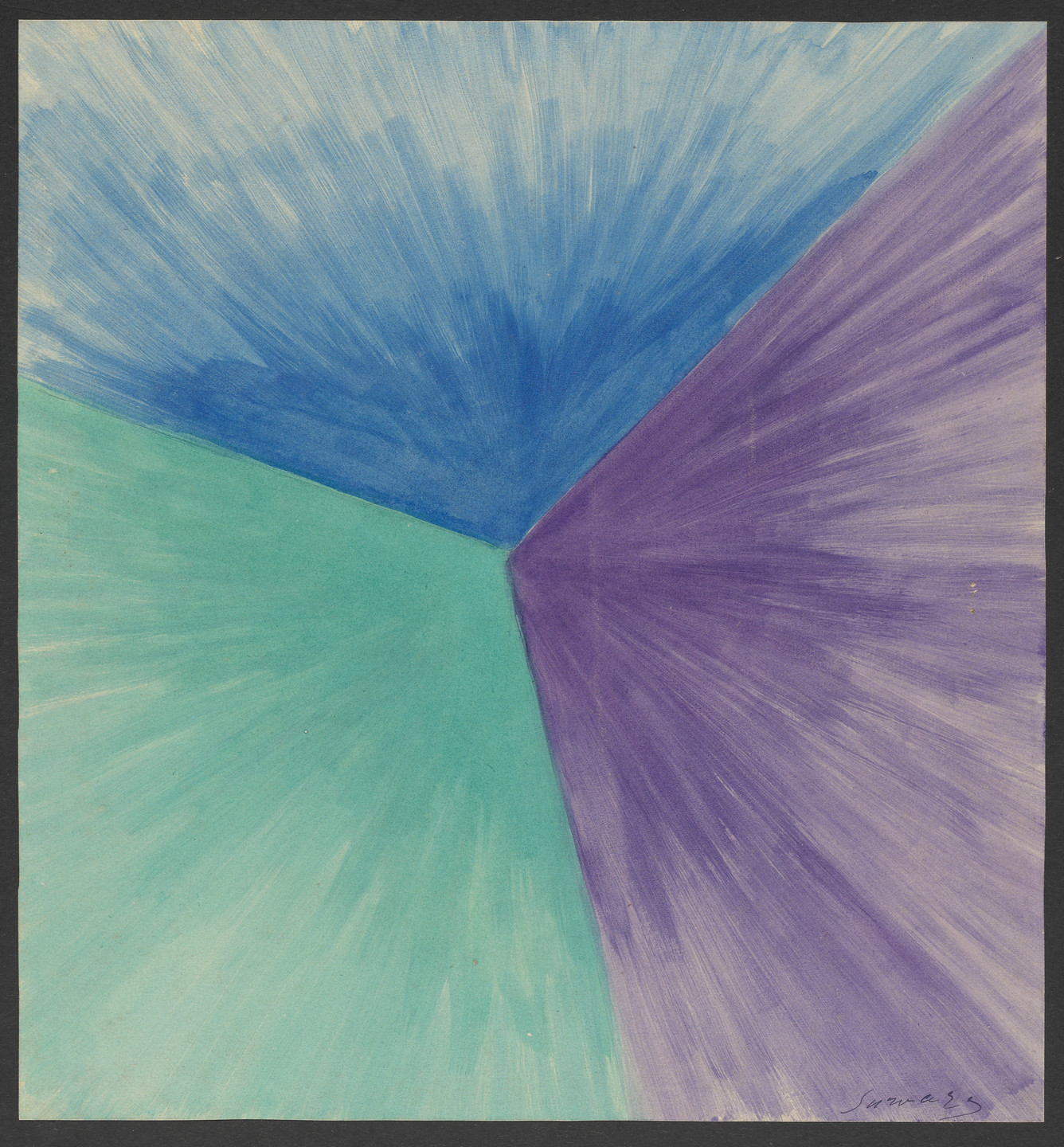 Léopold Survage. Colored Rhythm: Study for the Film. 1913