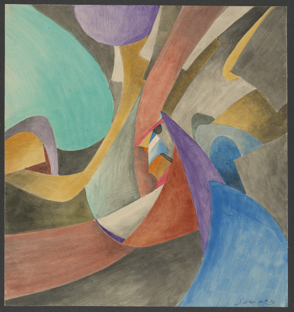 Colored Rhythm: Study for the Film, Léopold Survage, 1913