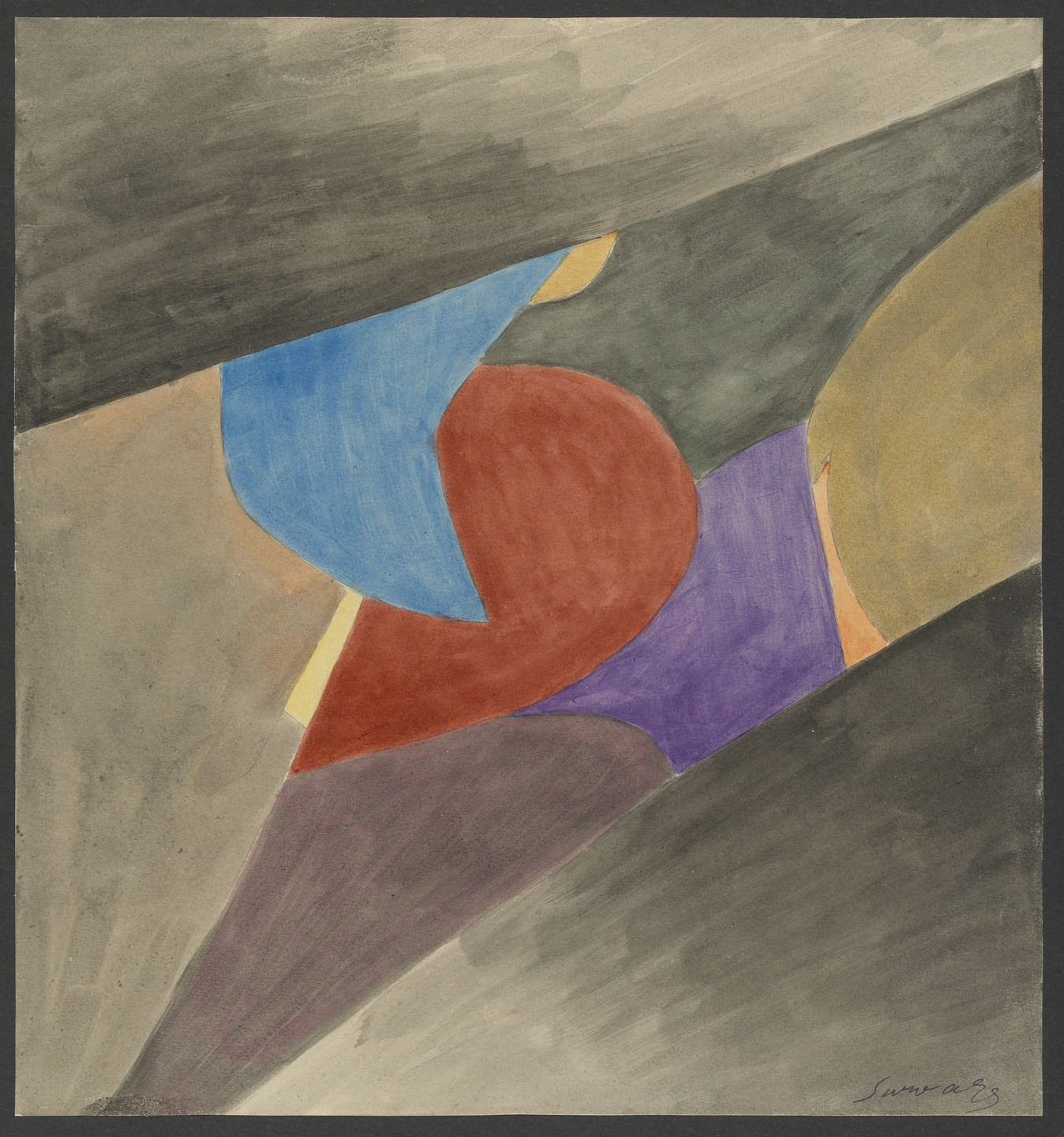 Léopold Survage. Colored Rhythm: Study for the Film. 1913