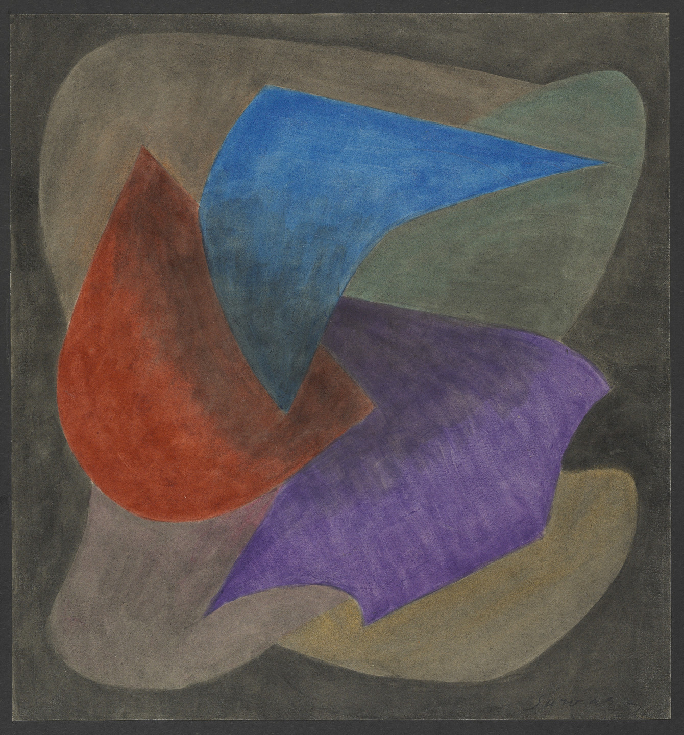 Léopold Survage. Colored Rhythm: Study for the Film. 1913