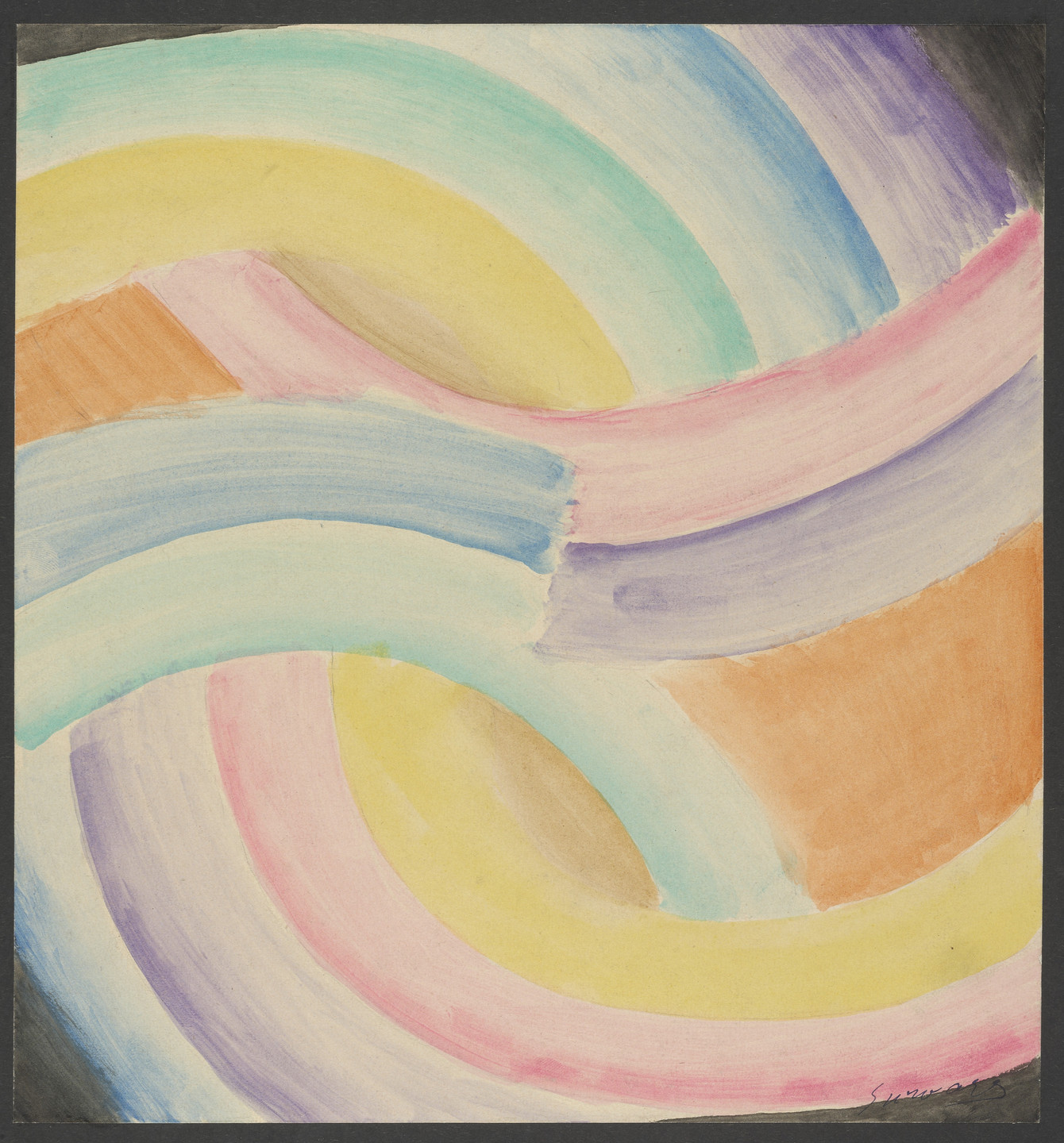Léopold Survage. Colored Rhythm: Study for the Film. 1913