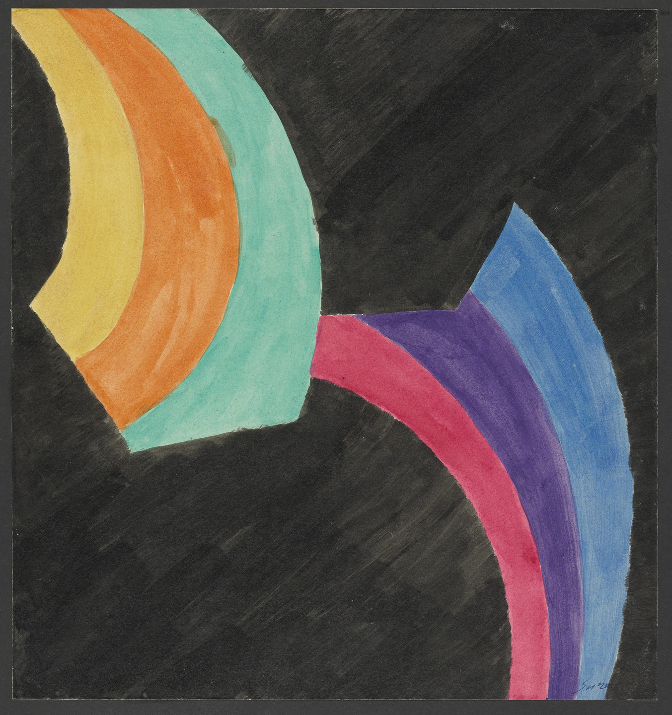 Léopold Survage. Colored Rhythm: Study for the Film. 1913