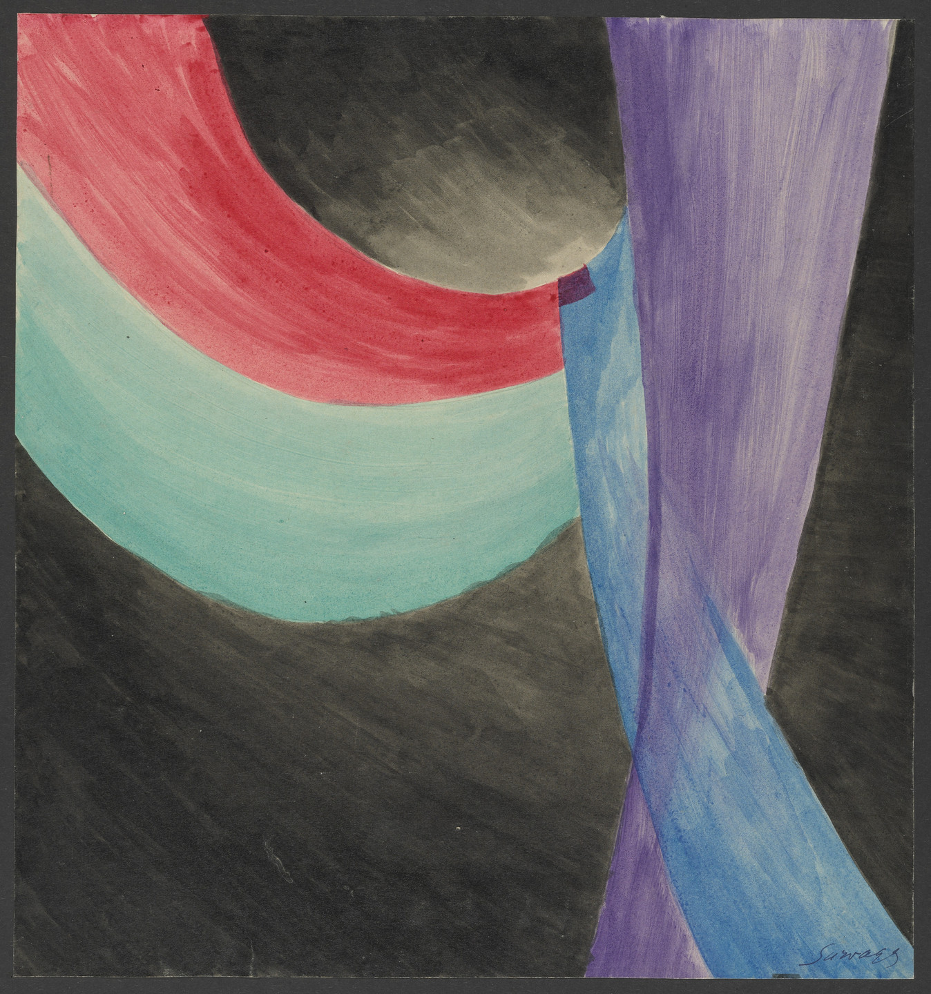 Léopold Survage. Colored Rhythm: Study for the Film. 1913