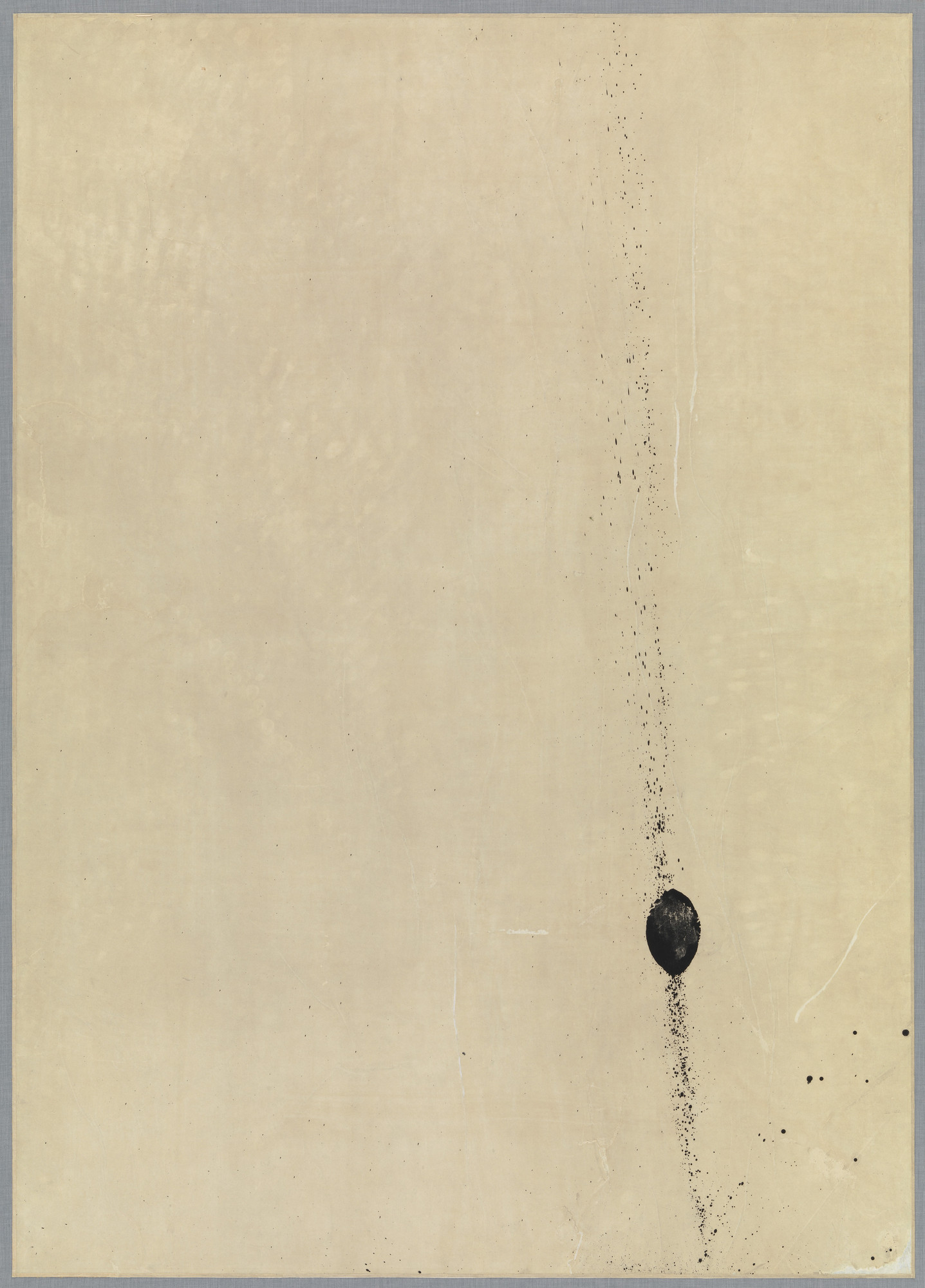 Saburo Murakami. Work Painted by Throwing a Ball (Tōkyū kaiga