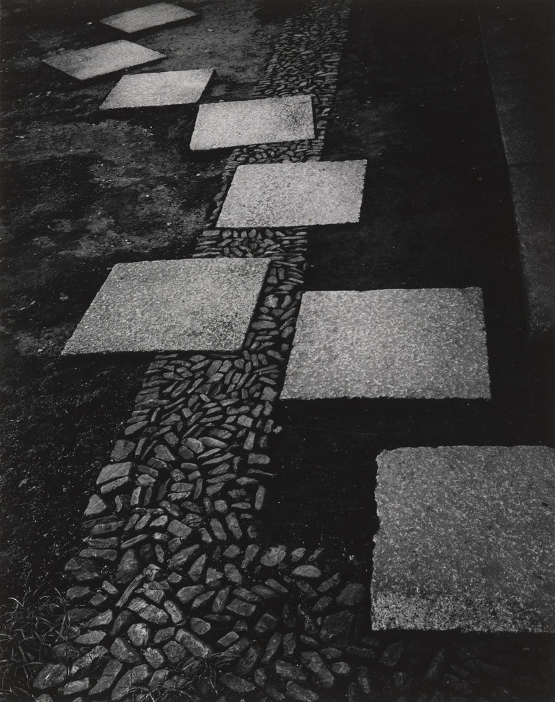 Stepping Stones beside the Onrindo, Katsura, Yasuhiro Ishimoto, 1954