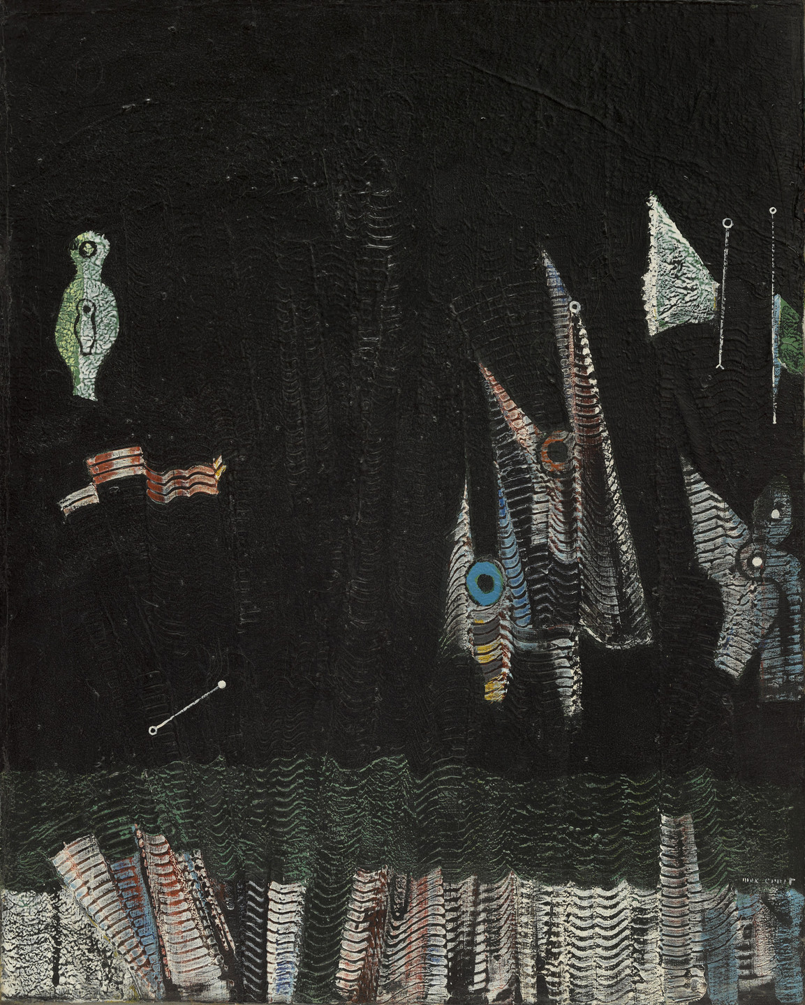 Max Ernst. Birds above the Forest (Oiseaux au-dessus de la forêt). 1929