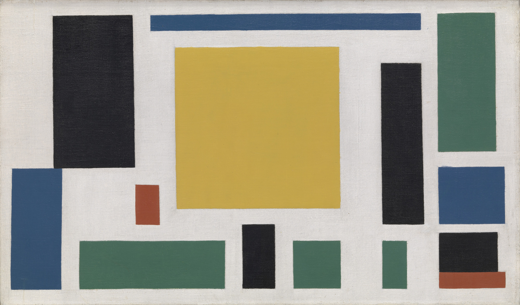 Theo van Doesburg. Composition VIII (The Cow). c. 1918