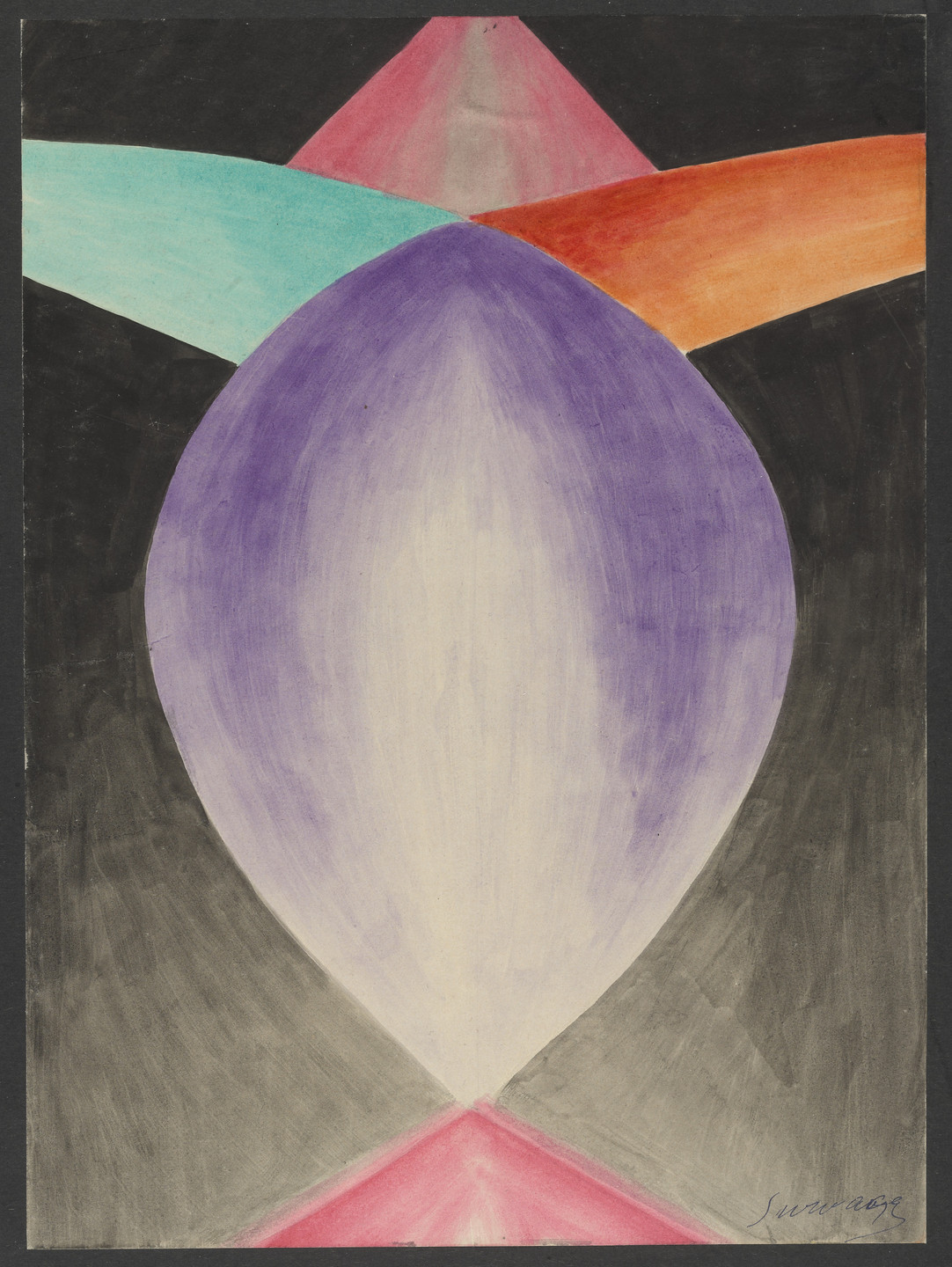 Léopold Survage. Colored Rhythm: Study for the Film. 1913