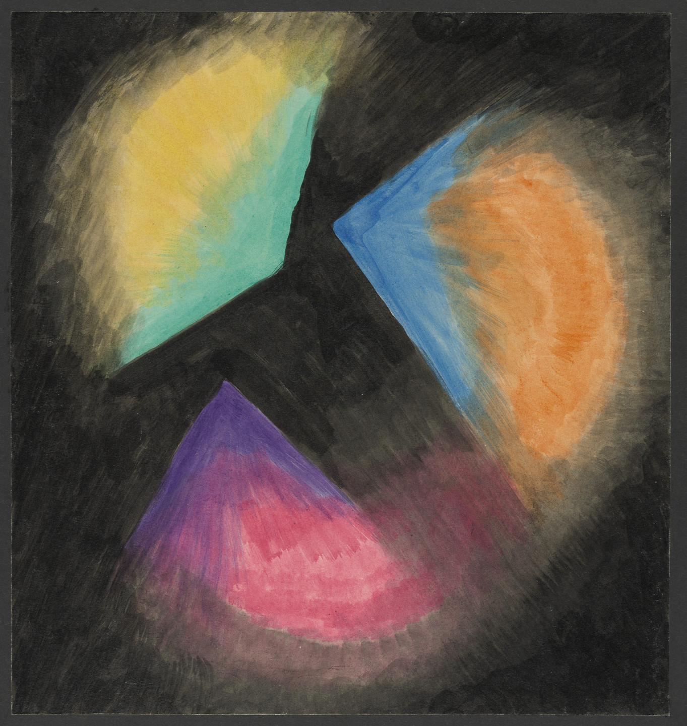 Léopold Survage. Colored Rhythm: Study for the Film. 1913