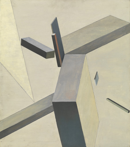El Lissitzky. Announcer (Ansager) from Figurines: The Three