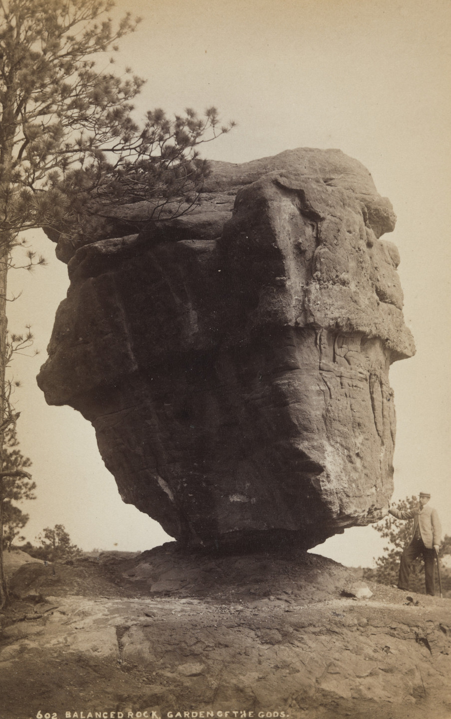 William Henry Jackson. Balanced Rock, Garden of the Gods. 1858-1941