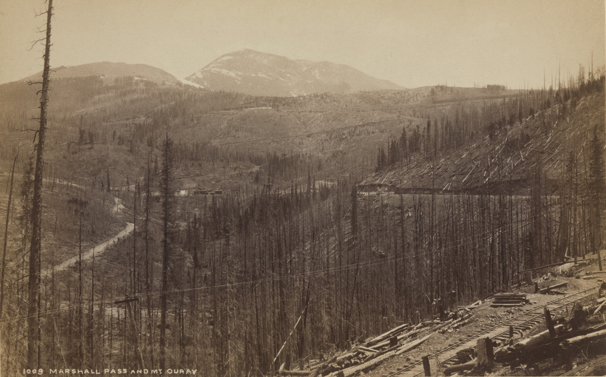 William Henry Jackson. Marshall Pass and Mt. Ouray. 1858-1941