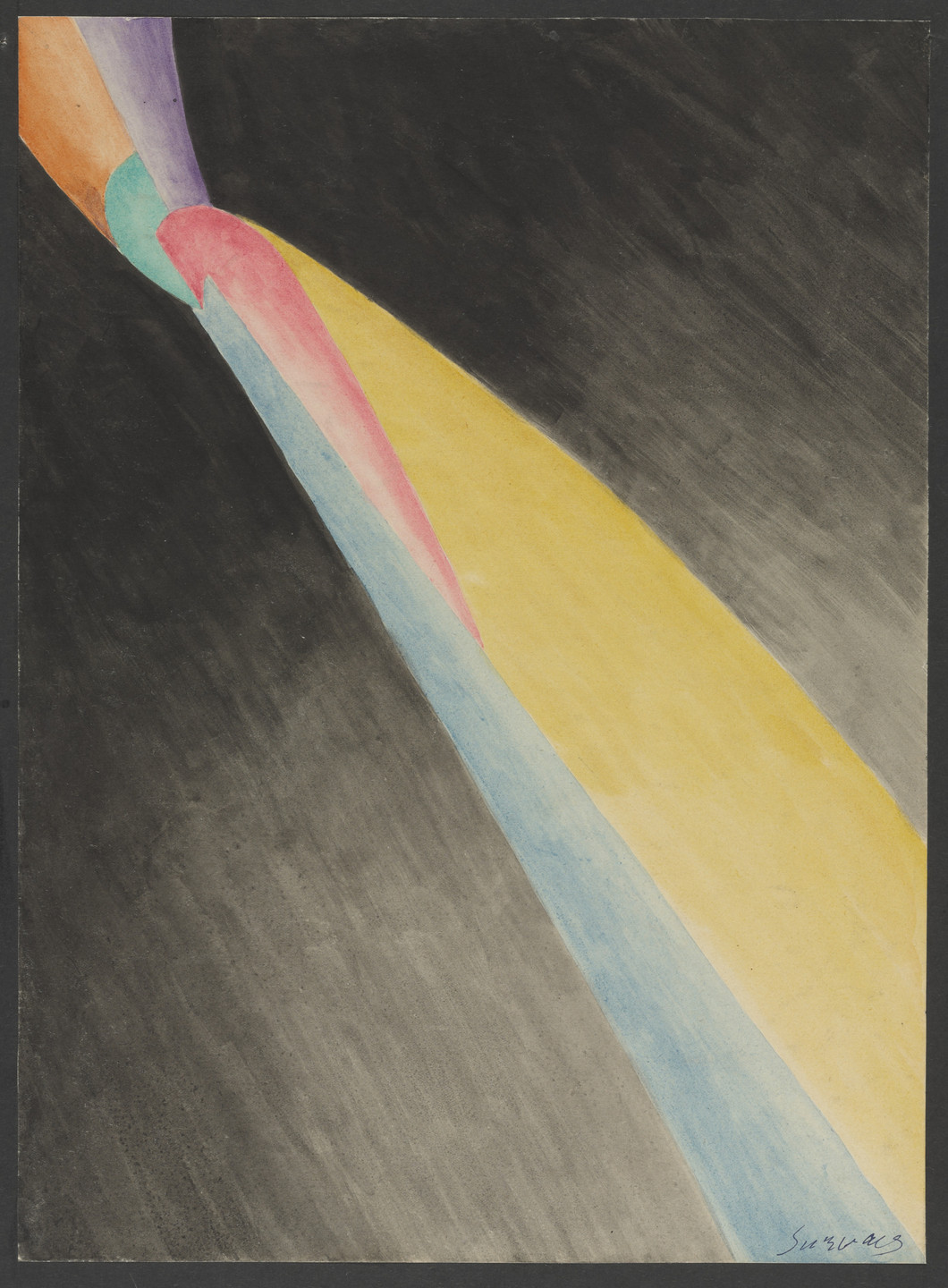 Léopold Survage. Colored Rhythm: Study for the Film. 1913
