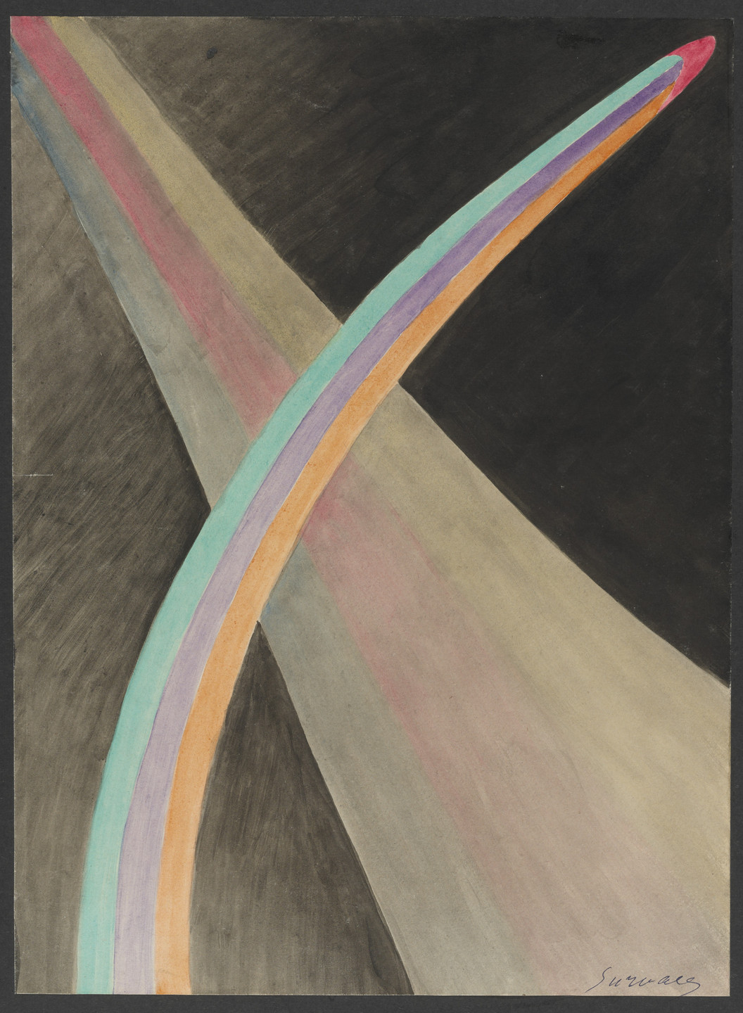 Léopold Survage. Colored Rhythm: Study for the Film. 1913