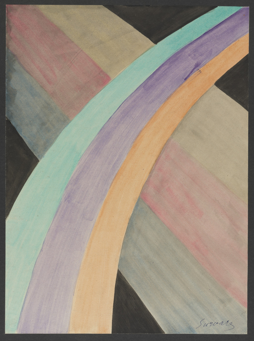 Léopold Survage. Colored Rhythm: Study for the Film. 1913