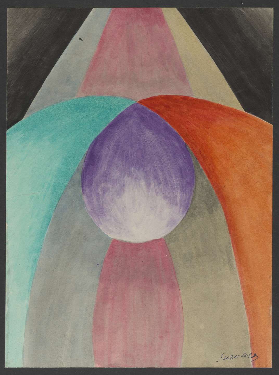 Léopold Survage. Colored Rhythm: Study for the Film. 1913