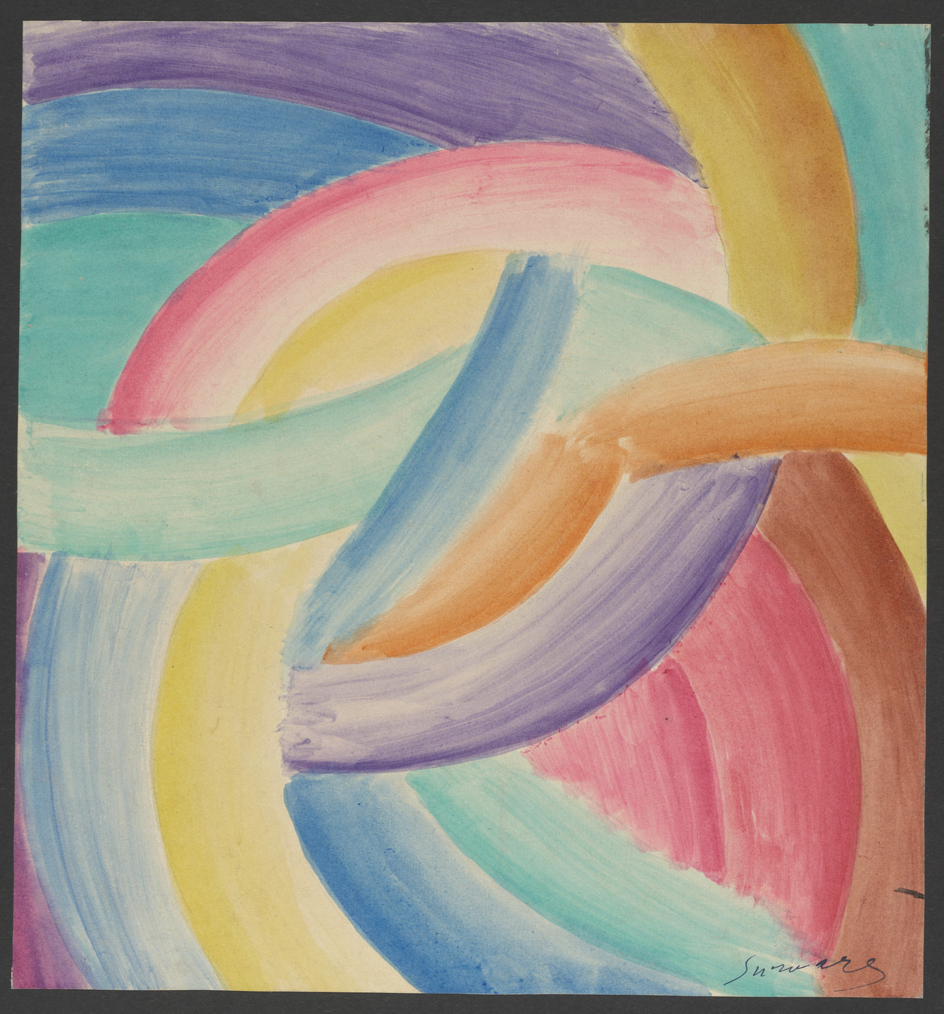 Léopold Survage. Colored Rhythm: Study for the Film. 1913