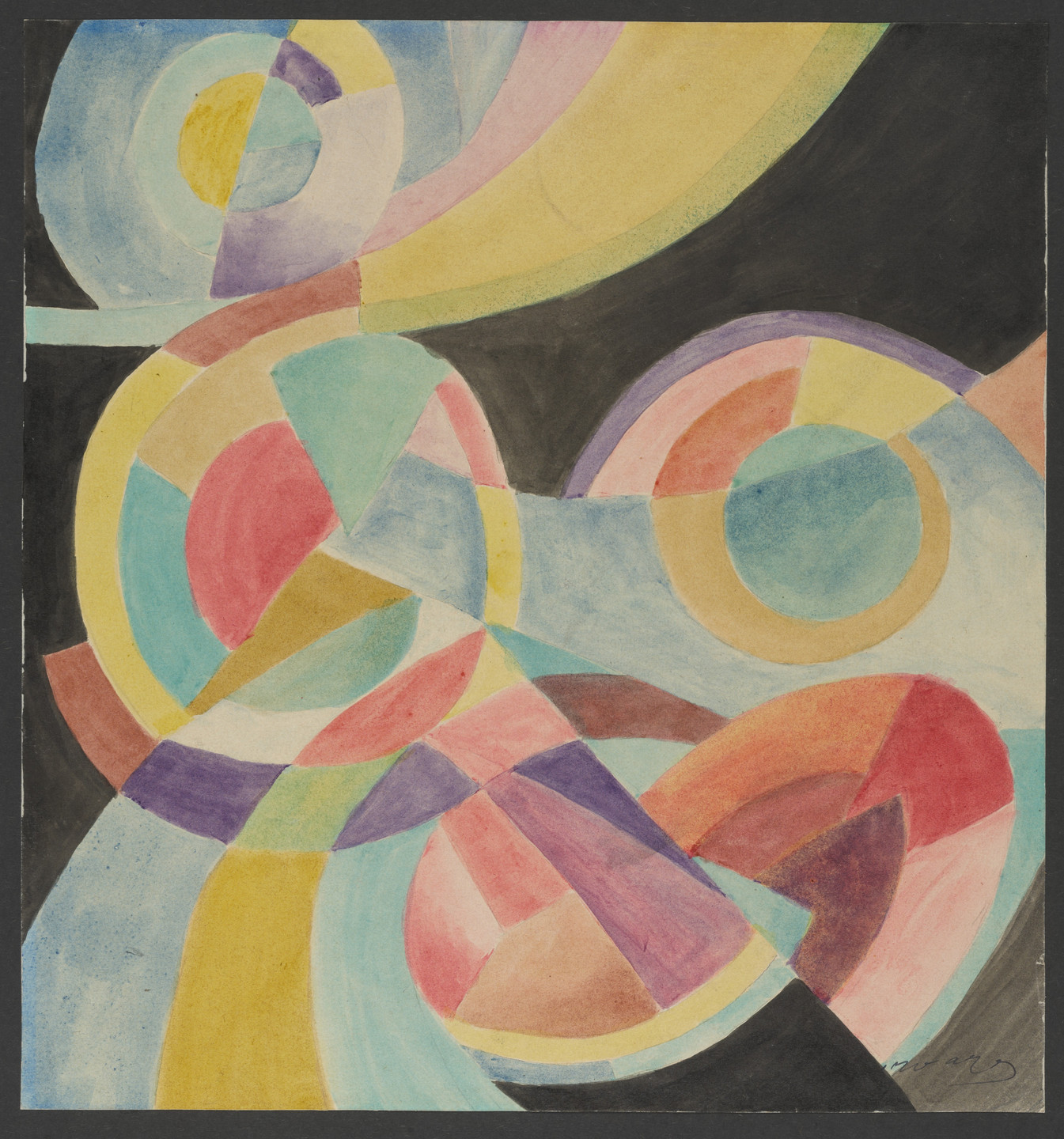 Léopold Survage. Colored Rhythm: Study for the Film. 1913