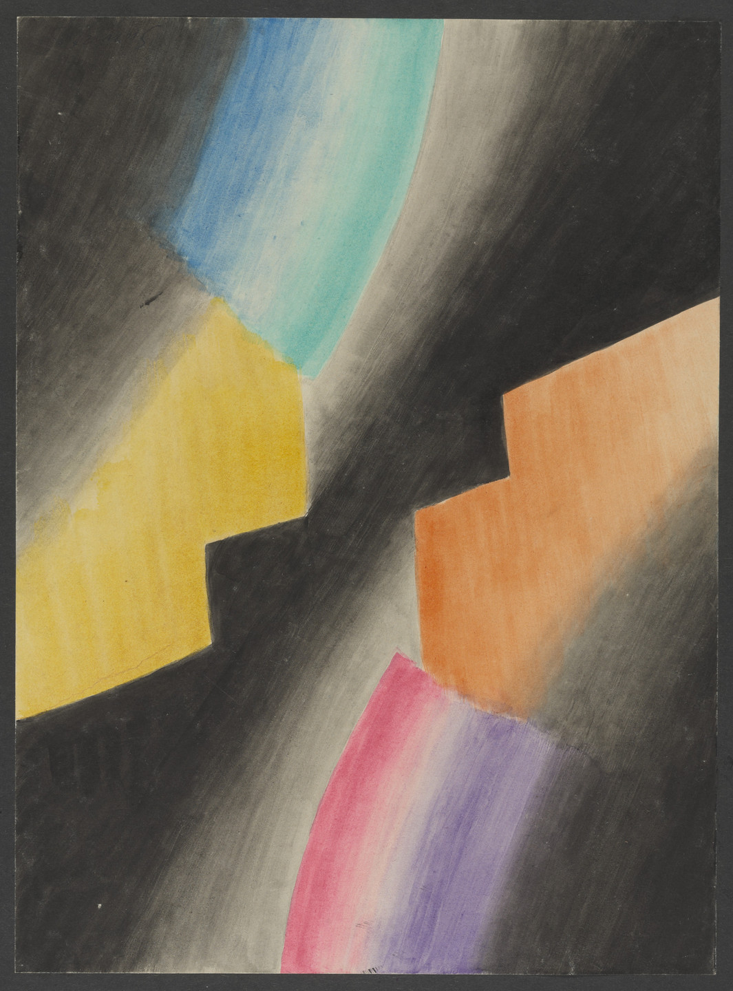 Léopold Survage. Colored Rhythm: Study for the Film. 1913