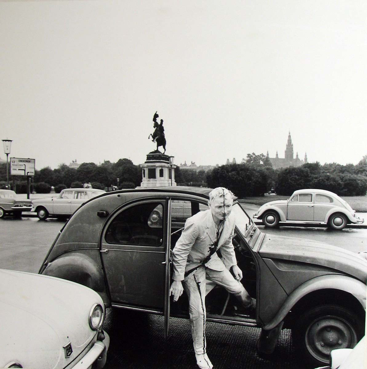 Günter Brus. Vienna Walk. 1965