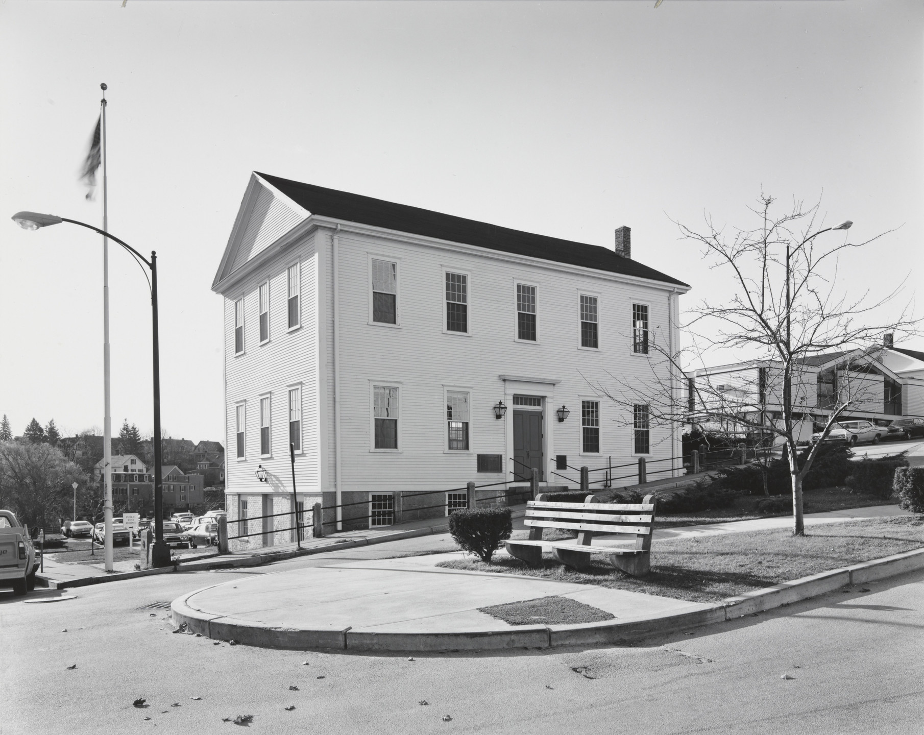 Nicholas Nixon. Plymouth County Original Courthouse - Now Townhouse, Plymouth Massachusetts. 1975
