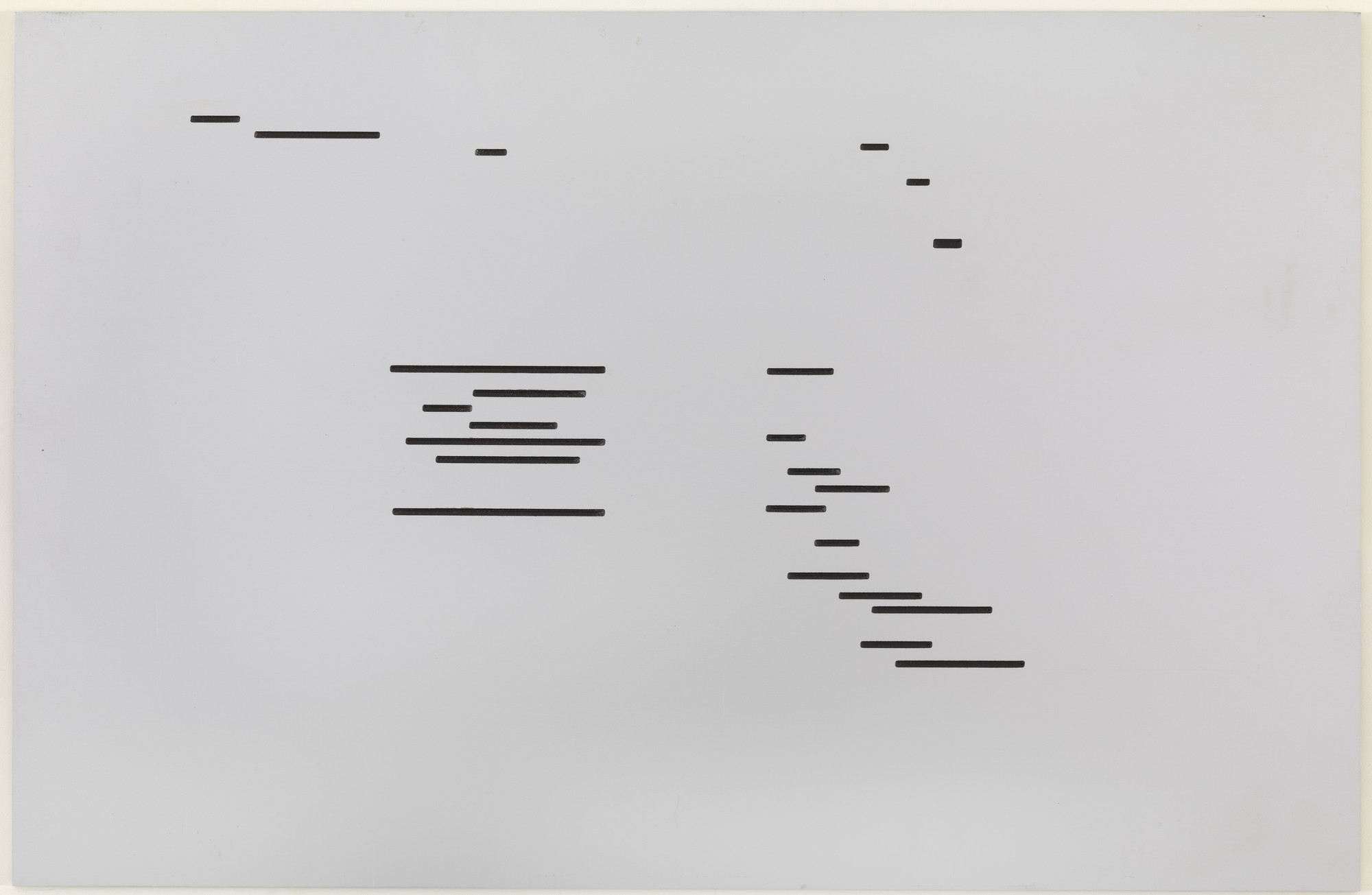Marcel Broodthaers. Un coup de dés jamais n'abolira le hasard (A throw of the dice will never abolish chance). 1969