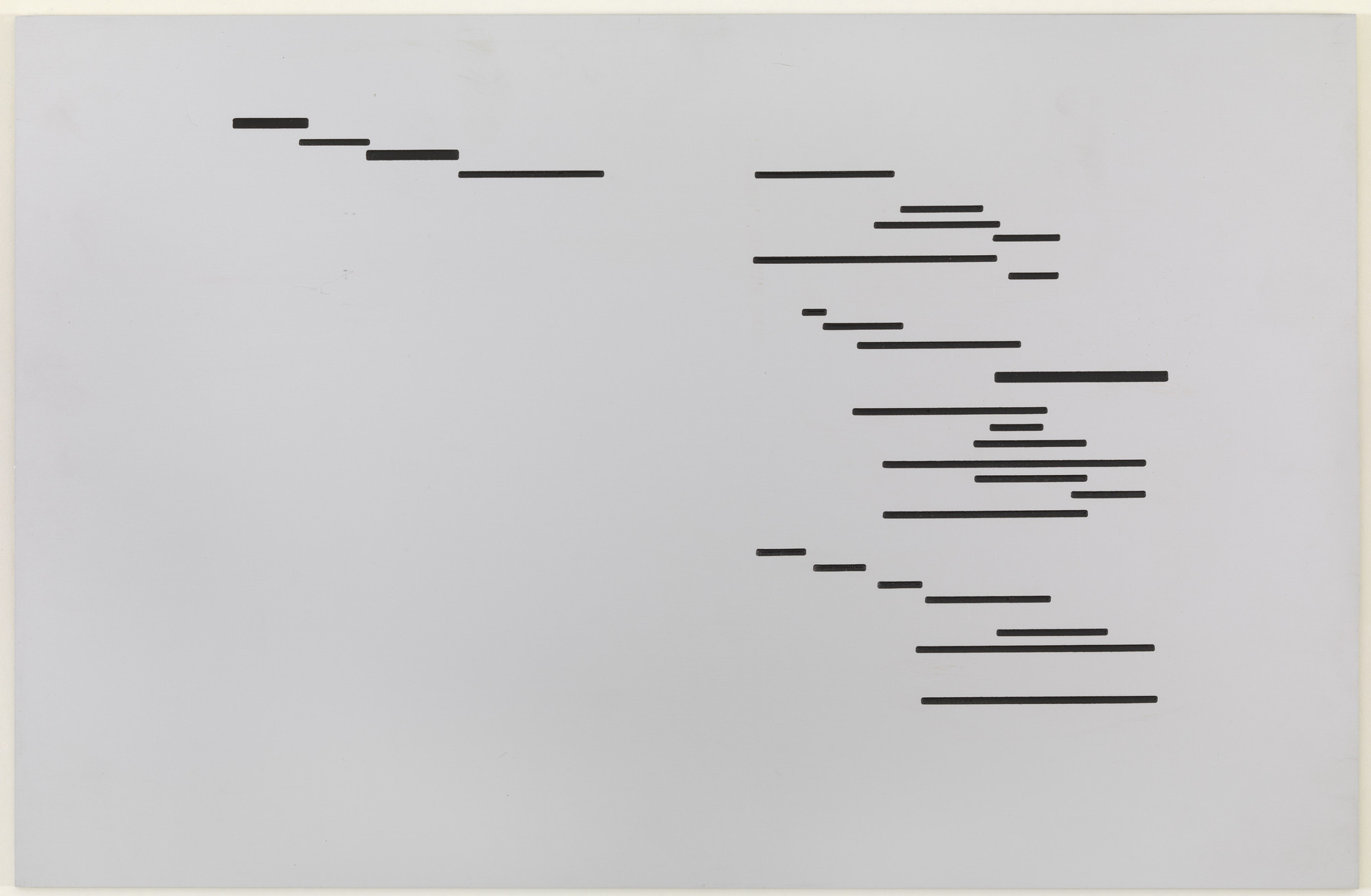 Marcel Broodthaers. Un coup de dés jamais n'abolira le hasard (A throw of the dice will never abolish chance). 1969