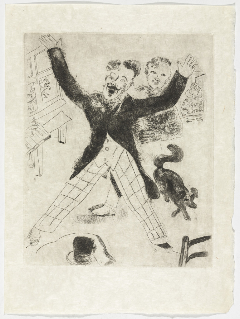 Nozdriov, plate XXII (supplementary suite) from Les Âmes mortes