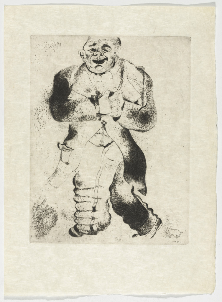 Sobakévitch, plate XXXII (supplementary suite) from Les Âmes mortes