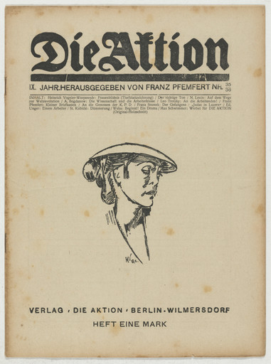 Die Aktion, vol. 9, no. 35/36