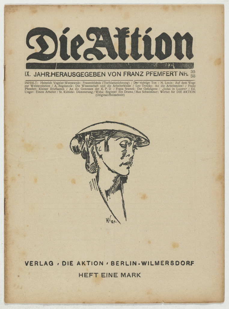 Die Aktion, vol. 9, no. 35/36