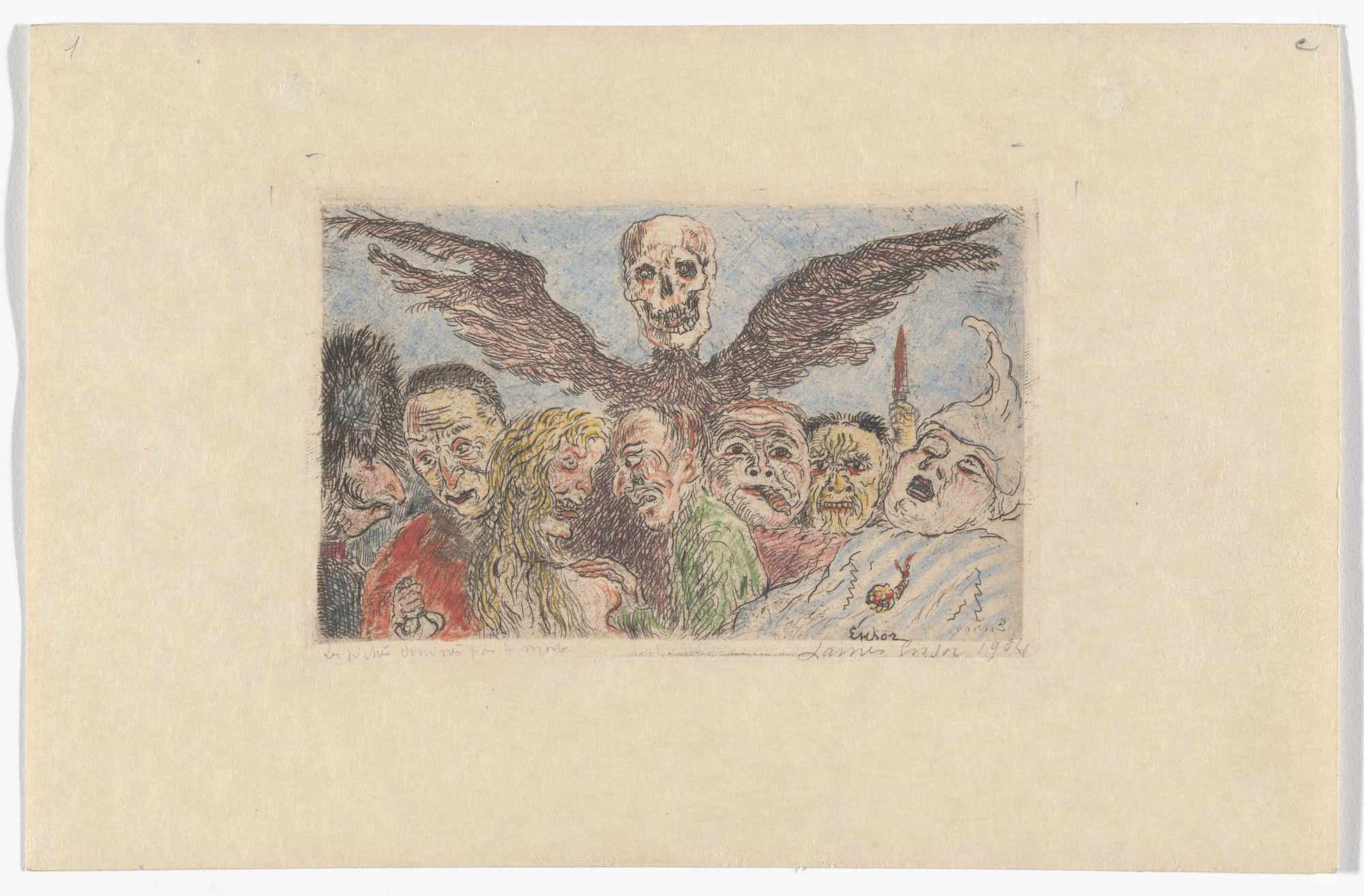 Cyanide and Sin : Visualizing Crime in 〜 James Ensor. The Deadly Sins ( Les Péchés capitaux ). 1888–1904