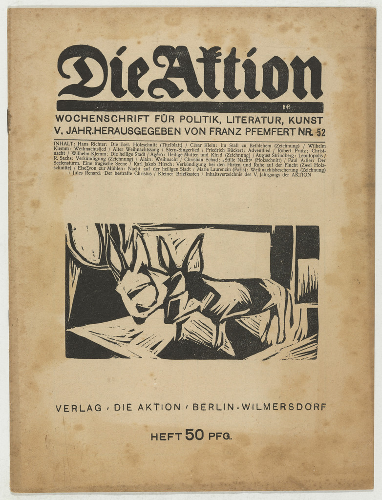 Die Aktion, vol. 5, no. 52