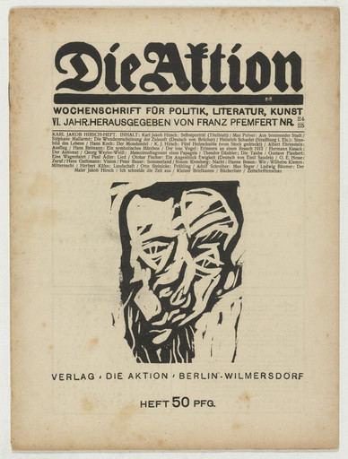 Die Aktion, vol. 6, no. 24/25