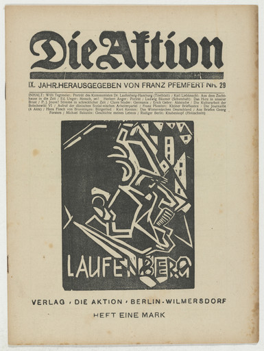 Die Aktion, vol. 9, no. 29