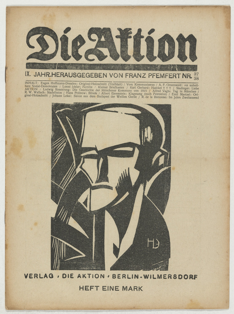 Die Aktion, vol. 9, no. 37/38
