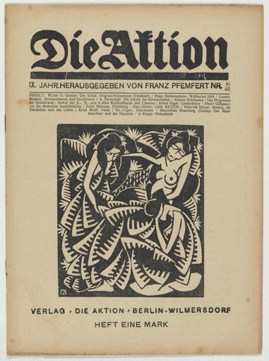 Die Aktion, vol. 9, no. 41/42