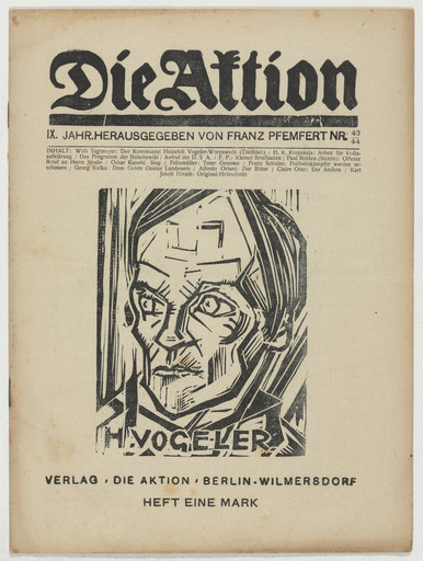 Die Aktion, vol. 9, no. 43/44