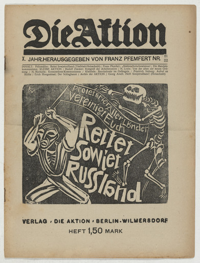 Die Aktion, vol. 10, no. 21/22