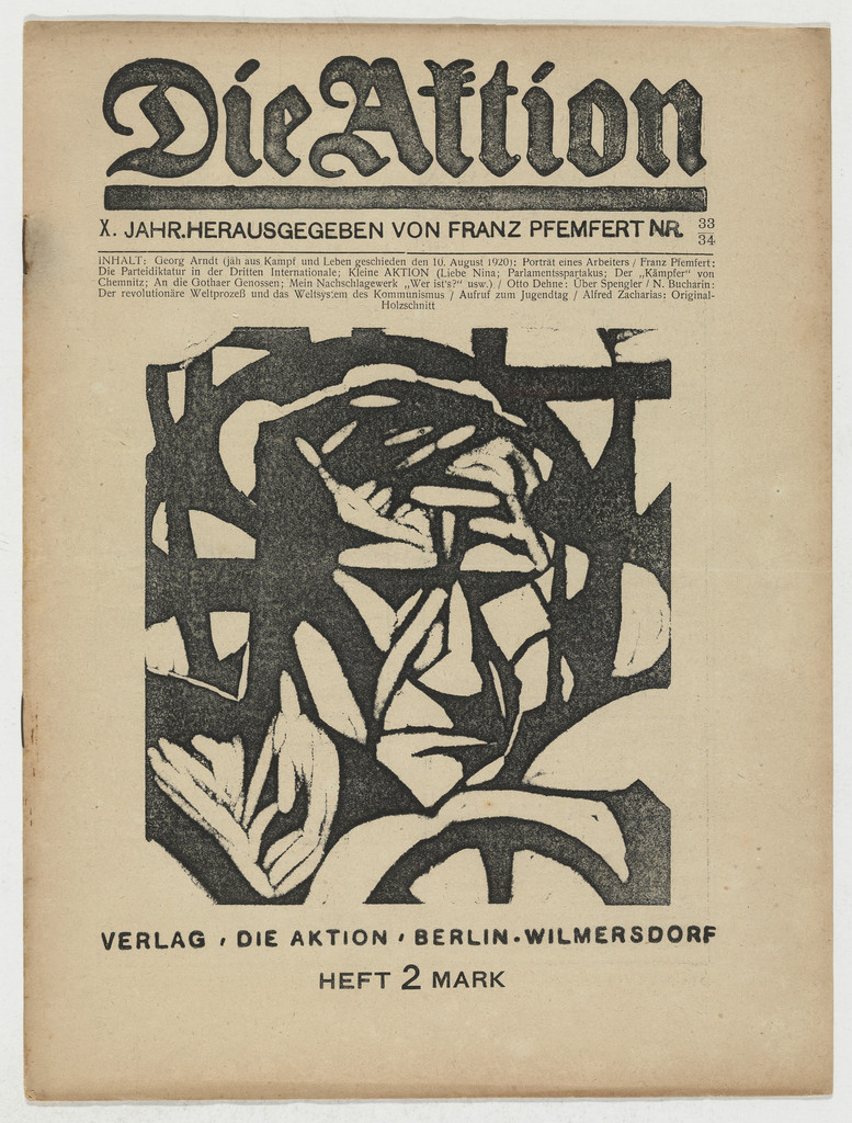Die Aktion, vol. 10, no. 33/34