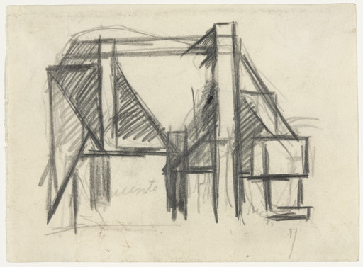 Theo van Doesburg. Study for Composition VIII (The Cow). c. 1917