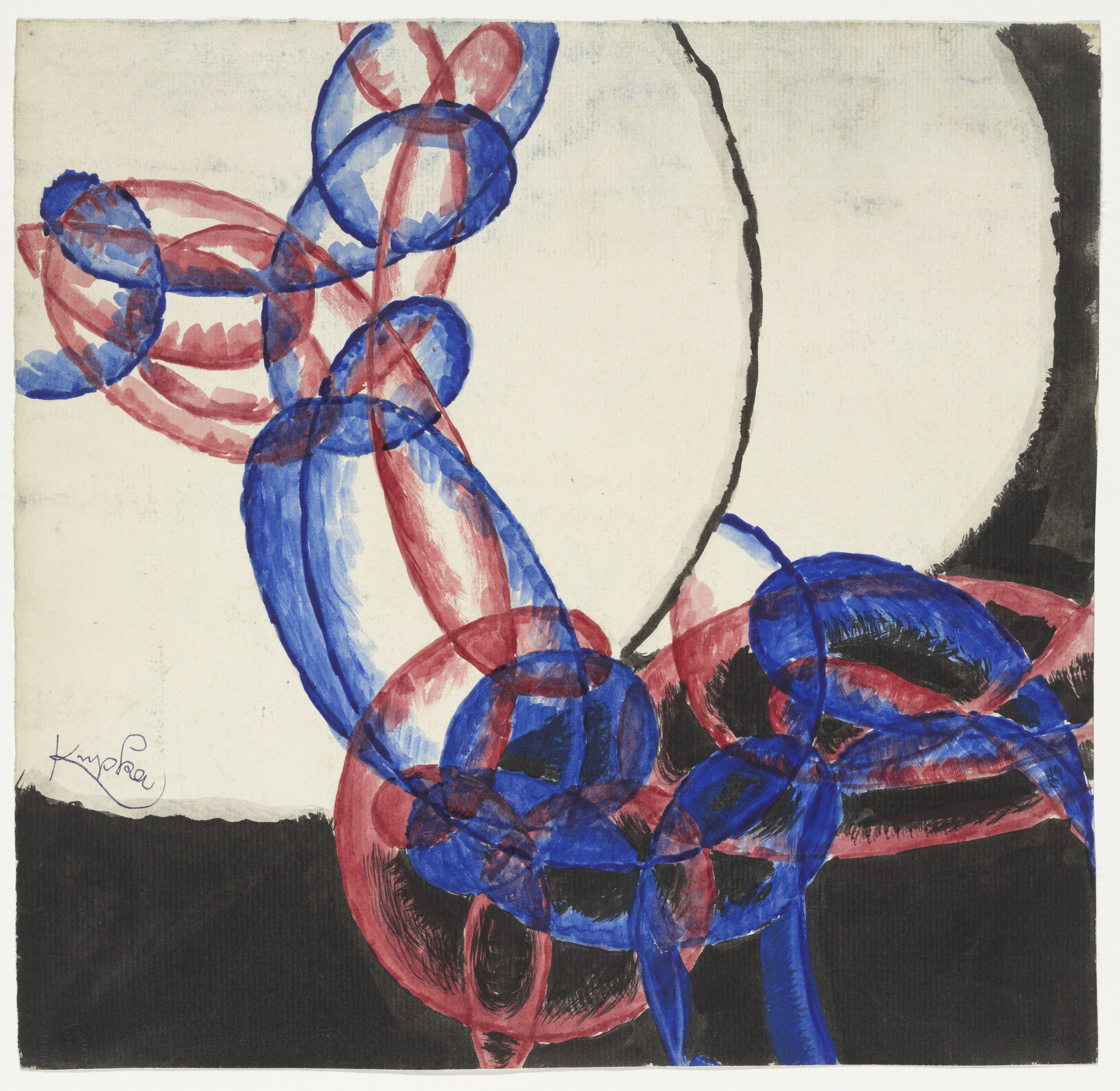 František Kupka. Amorpha: Fugue in Two Colors